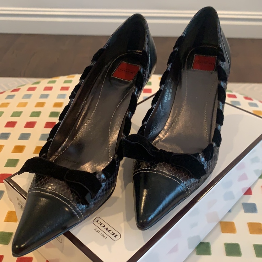 Coach Python Heels - image 2